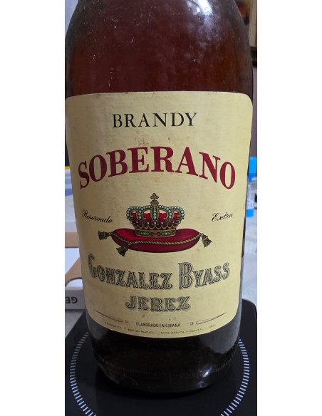 González Byass Gonzalez Byass Soberano Reservado Extra Brandy 1L 1990s 010