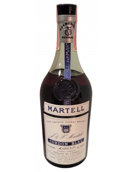 Martell Cordon Bleu Cognac 4/5 Quart 1960s 09