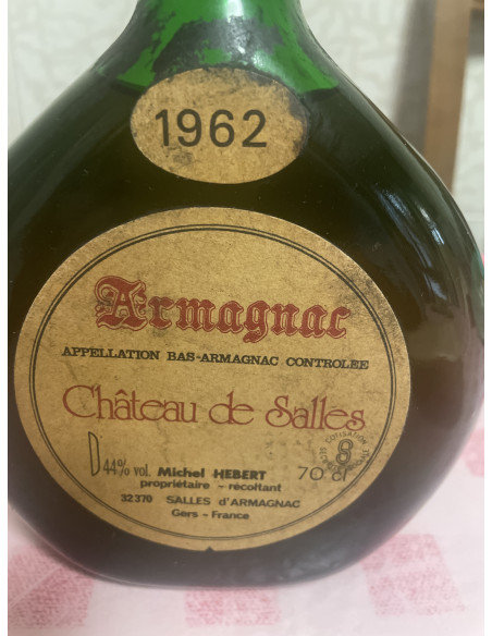 Chateau de Salles Chateau de Salles 1962 Bas-Armagnac Michel Hebert Vintage 013