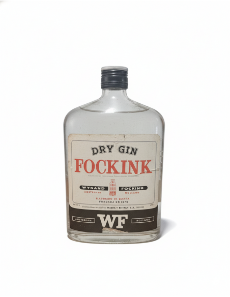 Fockink Dry Gin Tarragona Spanish Bottling 75cl 1970s 07