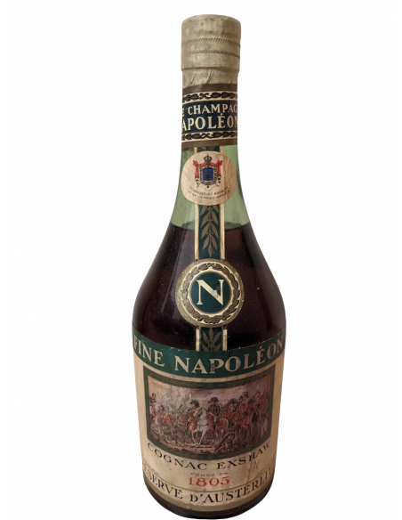 Exshaw Fine Champagne Napoleon Cognac Réserve D'Austerlitz 1970s 08
