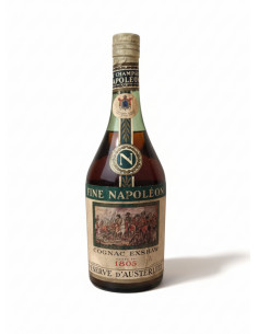 Exshaw Fine Champagne Napoleon Cognac Réserve D'Austerlitz 1970s 01