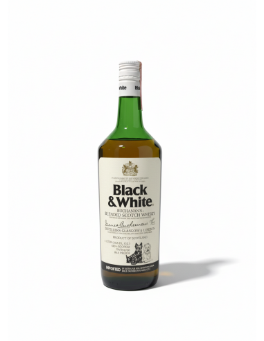 Buchanan’s Buchanan's Black & White Blended Scotch Whisky 1L 1970s 01