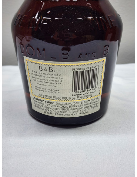 DOM B&B Liqueur Bénédictine & Cognac 750ml 1995 011