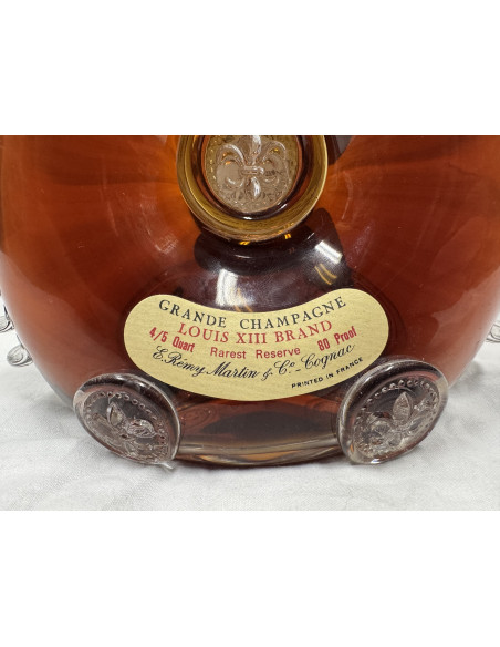 Remy Martin Cognac Rémy Martin Cognac Louis XIII Rarest Reserve 4/5 Quart 1970s 014