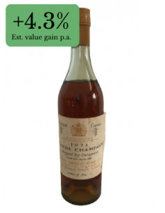Choicest Cognac 1971 Grande Champagne shipped by Delamain 01