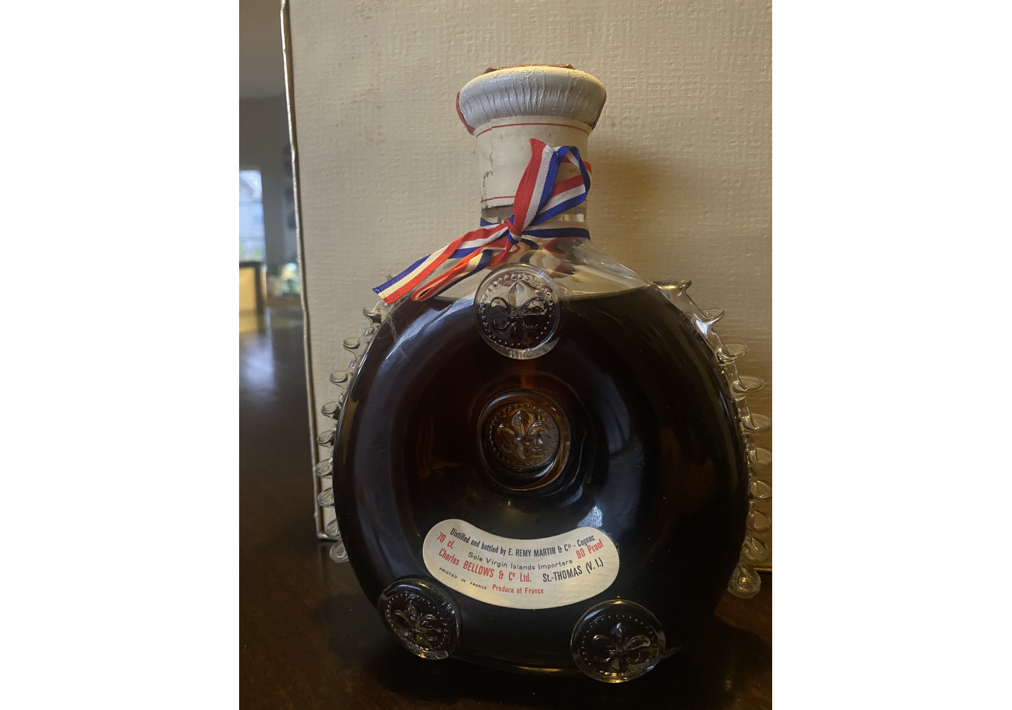 At Auction: An empty Louis XIII Remy Martin Grand Champagne Cognac