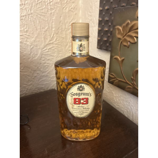 Seagrams  Seagram's 83 Mellow Canadian Whisky 1970s.1