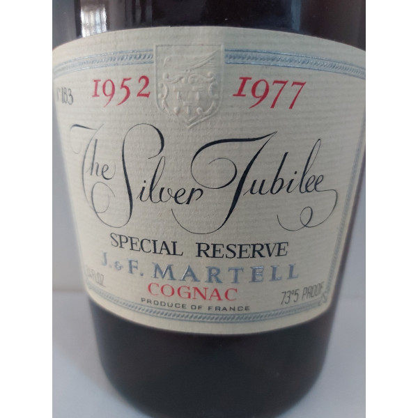 Martell Cognac Martell Silver Jubilee Cognac (1952-1977)  Bottle no. 183.5