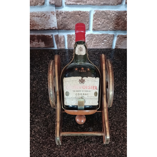 Courvoisier Cognac Napoleon with Canon Craddle.1