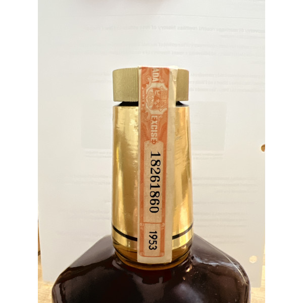 Gooderham’s Gooderham's 15 Year Old Canadian Centennial Rare Old Whisky 1967.3