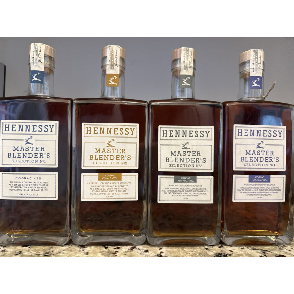 Hennessy Cognac Master Blender’s no.1,2,3&4.5
