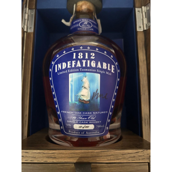 Tasmania Distillery 1812 Indefatigable 14 Years Old.5