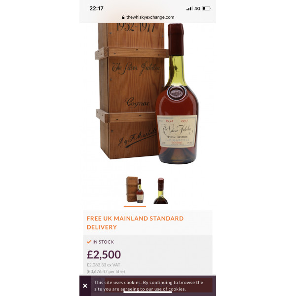 Martell Cognac 1952-1977 silver jubilee edition.3