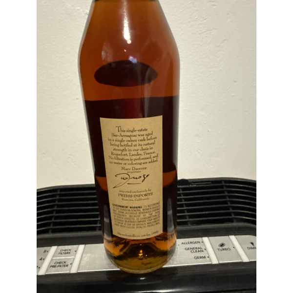 Francis Darroze  Domaine de Saint Aubin Bas Armagnac 1975.2