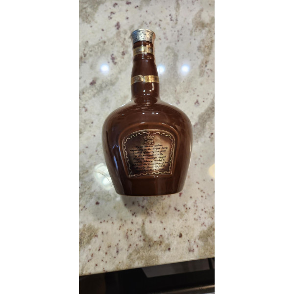 Chavis Regal  Royal Salute 21 years old Brown Decanter.2