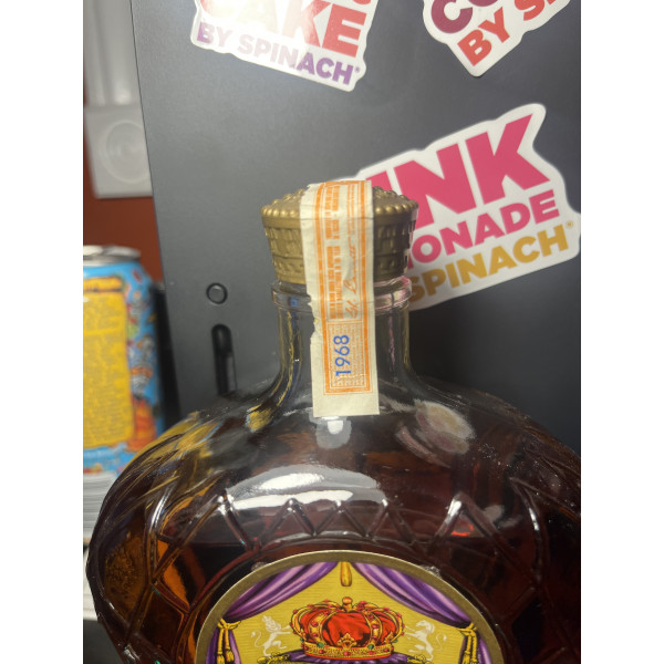 Croizet Cognac Crown Royal Blended Canadian Whisky 75cl 1968.3