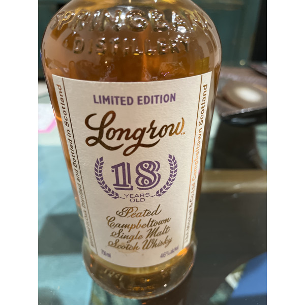 Longrow Single Malt Scotch Limited Edition 18 Years Old Peated Campbeltown.5