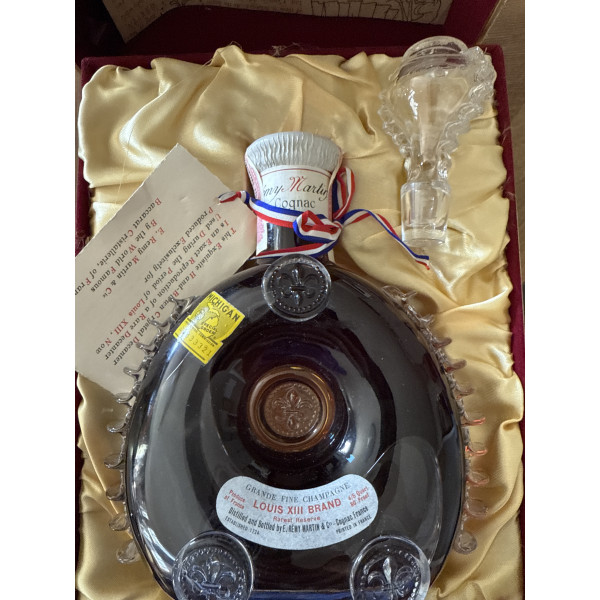 Remy Martin Cognac Remy Martin Louis XIII Grande Champagne Cognac Baccarat 1960s.2