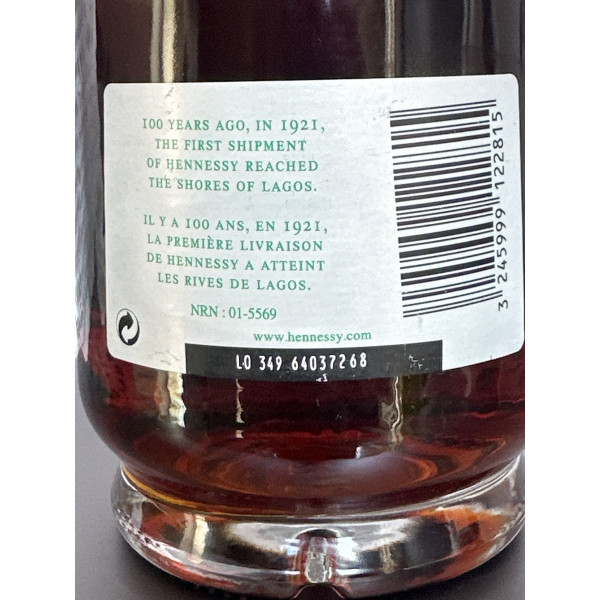 Hennessy Cognac  VSOP Privilège 100 Jahre in Nigeria 1921-2001.2