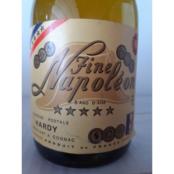 Hardy Cognac fine napoleon 5 ans 5 stars,.5