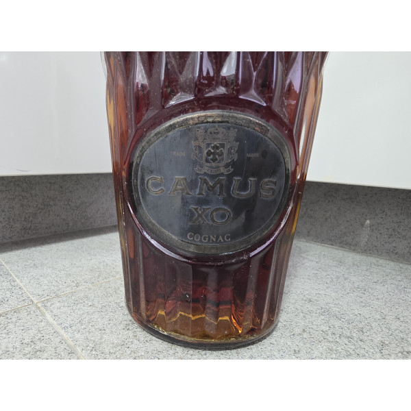 Camus Cognac Camus XO Cognac Fluted Decanter 1980s.5