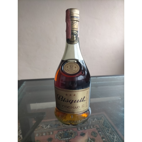 Bisquit and Dubouche Cognac Bisquit Dubouché Tres Estrellas Cognac 1970s.1