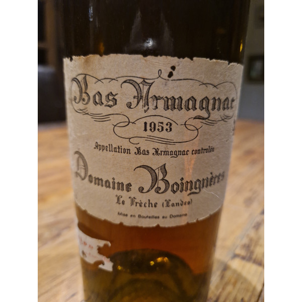 Domaine Boingnères Bas-Armagnac, Domaine Boingnères, 1953, 70cl.5