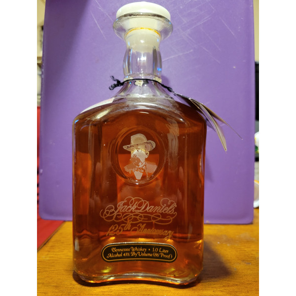 Jack Daniels Jack Daniel's 125th Anniversary Decanter (1 Liter).1