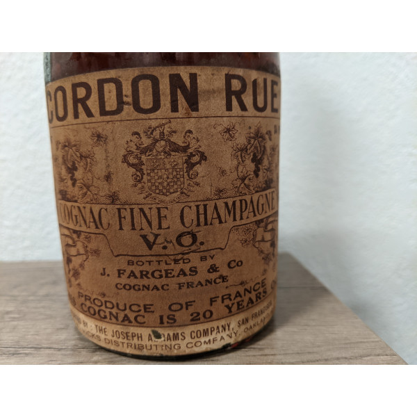 J. Fargeas & Co J.Fargeas and Co, Cordon Rue Cognac, VO.5
