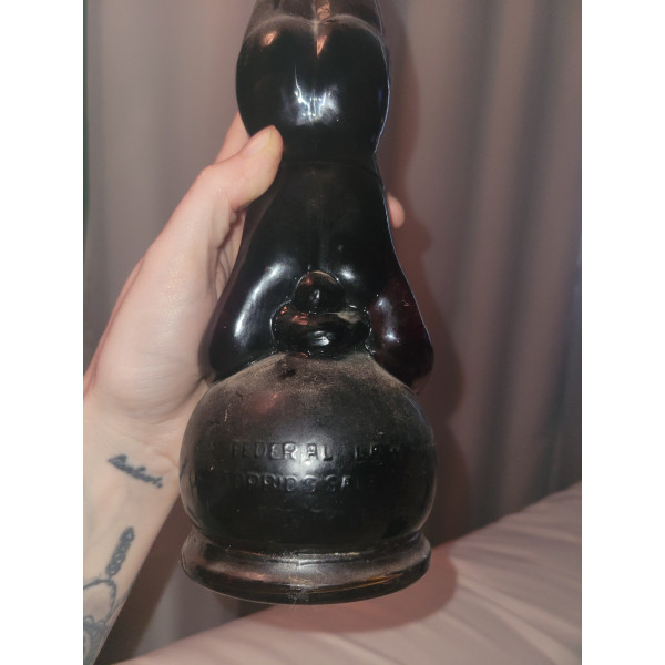 Cazanove  Cazanove Liquor de Cacao Chocolate Figural Liqueur Bottle 1935-1964.2