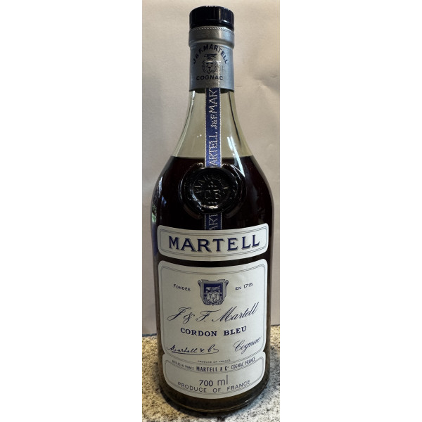 Martell Cognac Martell Cordon Bleu Cognac 700ml 1960s.1