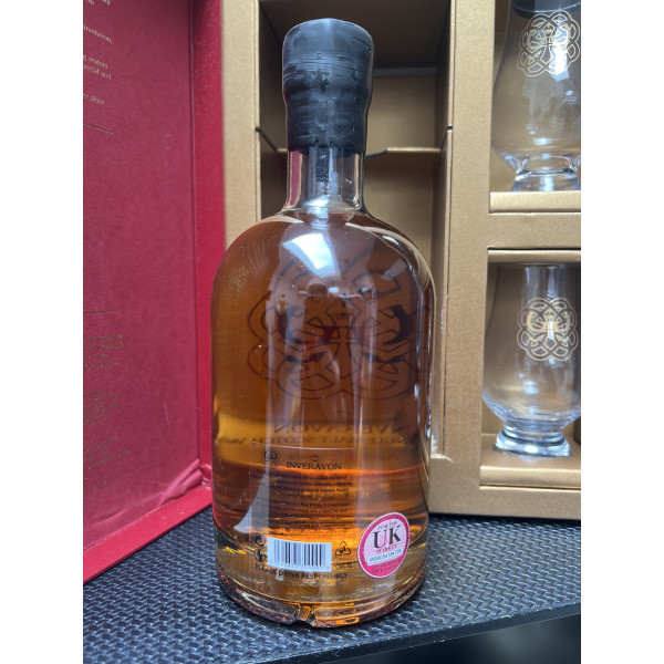 Glenroy Limited Edition The Inveravon 15 Years Old set with 2 glasses.2