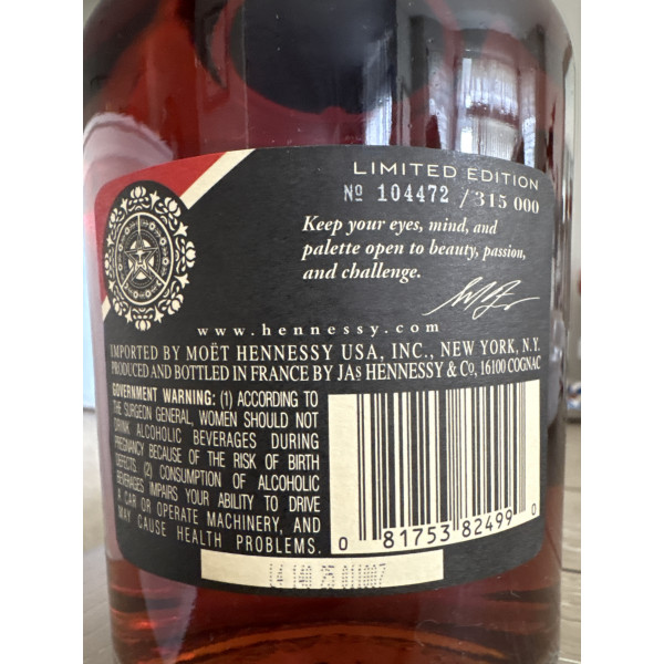 Hennessy Cognac Limited Edition VS Obey Serie Shepard Fairey.2