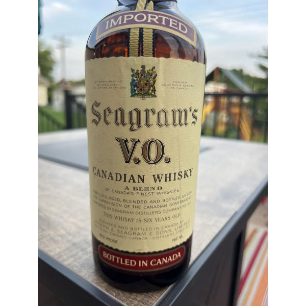 Seagrams  V.O 6 Years Old 1976.5