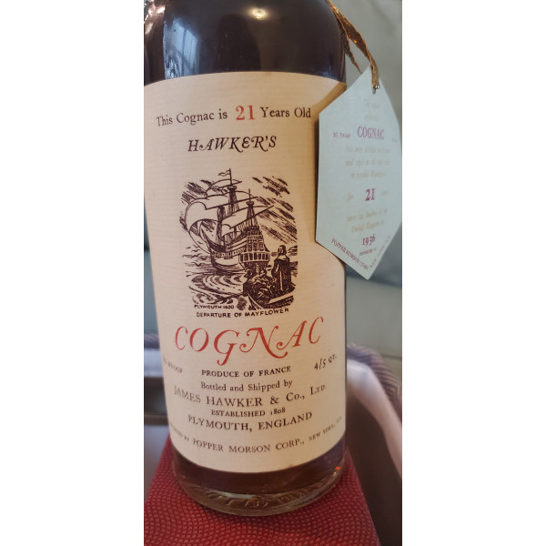 Hawker\'s Cognac Hawker's 21 Years Old Cognac.5