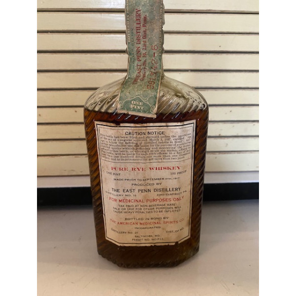 American Medicinal Spirits Co. Old Puritan Special Reserve Prohibition.2