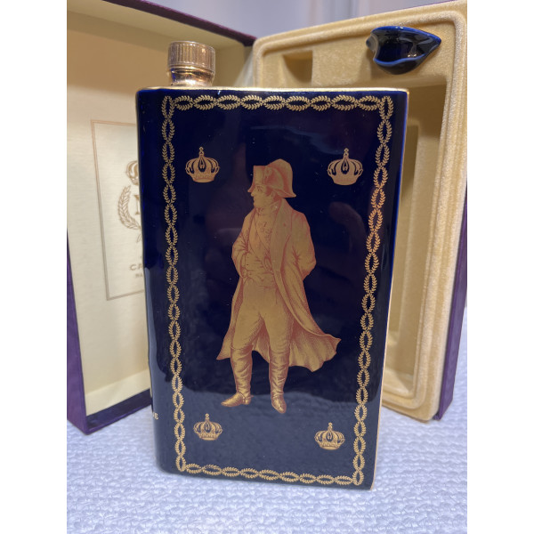 Camus Cognac Napoleon Bicentenaire 1769-1969 Limoges Baccarat Blue.5