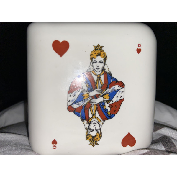 Brugerolle Cognac Decanter Aigle Rouge Napoleon cubic ceramic Ashtray 1950/60s.2