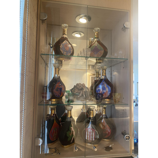 Courvoisier Cognac Collection Erte (Set of 8 Bottles).1