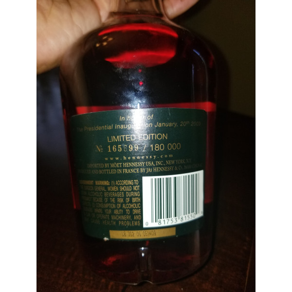 Hennessy Cognac Hennessy Obama 44th President Collectors\' Edition.2