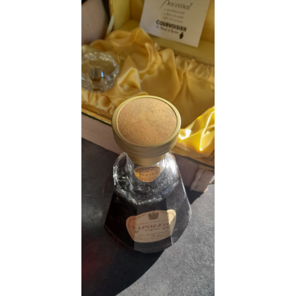 Courvoisier Cognac Courvoisier Napoléon Cognac Baccarat Crystal Decanter 1950s.4