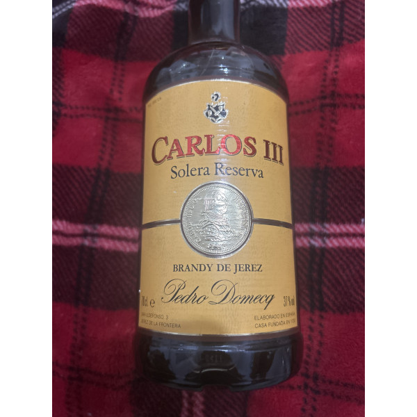 Carlos III Carlos III Solera Reserva Brandy de Jerez Pedro Domecq.5
