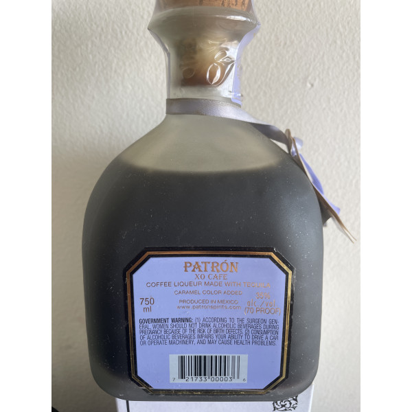 Patron XO Cafe Tequilla Coffee Liqueur.2