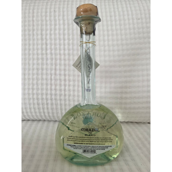 Tequila Corazon de Agave Corazón de Agave Blanco Tequila 750ml (2007).2