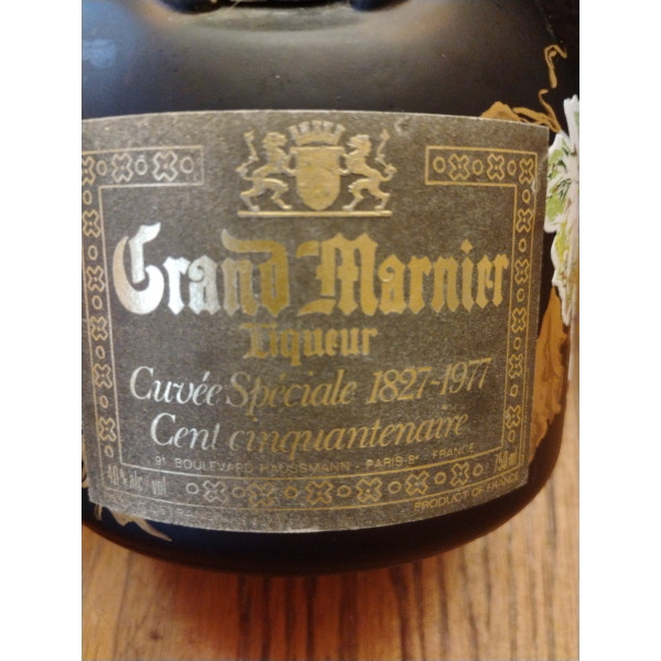 Marnier Cognac Grand Marnier Liqueur Cuvée Spéciale Cent Cinquantenaire 1827-1977.3