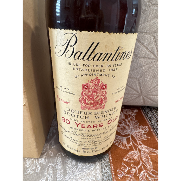 Ballantines Ballantine's 30 Year Old Liqueur Blended Scotch Whisky 1960s.5