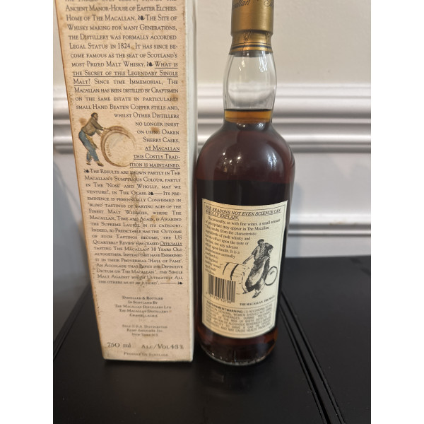 The Macallan Whisky 18 Years Old distilled 1980.2