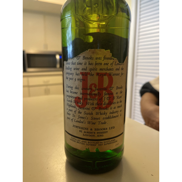 Justerini & Brooks Ltd J&B Rare Blended Scotch Whisky 1980s.2