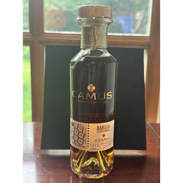 Camus Cognac Case of 5 bottles of Babson Centennial 1971.1